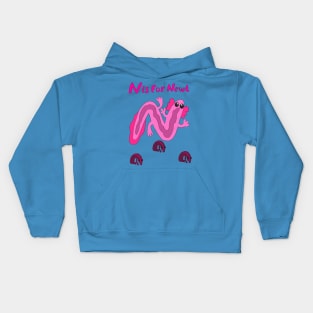 N is for Newt Kids Hoodie